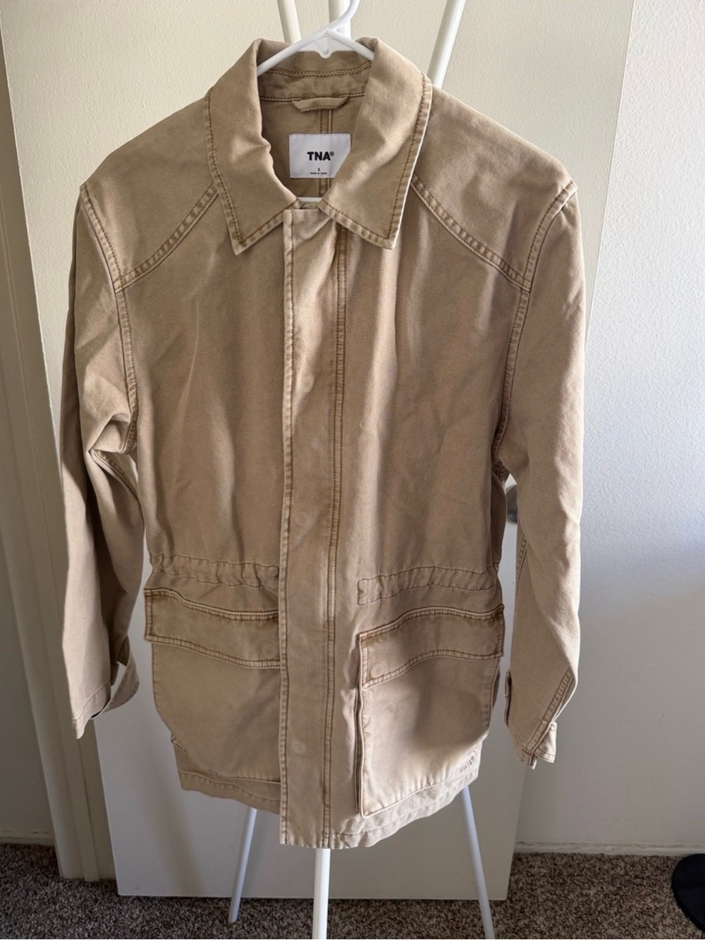 TNA Men's Beige Field Jacket
